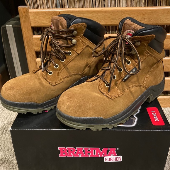 brahma women's diane ii leather work boot